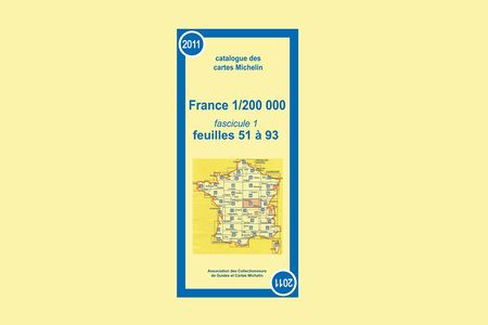 Catalogue des Cartes France 1:200 000, de 51 à 93