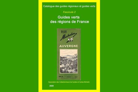 Catalogue des Guides Verts des Régions de France 